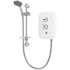 Triton T80 Easi-Fit + White / Chrome 7.5kW Electric Shower (618HF)