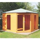 Shire Larkspur 10' x 10' (Nominal) Hip Timber Summerhouse (618TJ)