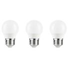 LAP ES Mini Globe LED Light Bulb 470lm 4.2W 3 Pack (624PP)