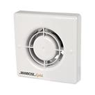Manrose MG100T Gold Standard 100mm (4) Axial Bathroom Extractor Fan with Timer White 240V (62530)