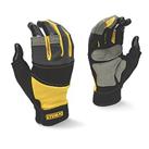 DeWalt DPG214L 3-Finger Framers Gloves Black / Yellow / Grey Large (635KX)