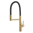 Clearwater Alasia Pull-Off Twin Spray Head Tap Brushed Brass PVD (641FJ)