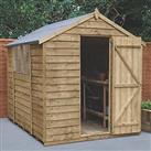 Forest 6' x 8' (Nominal) Apex Overlap Timber Shed with Assembly (645JR)