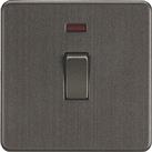 Knightsbridge 20A 1-Gang DP Control Switch Smoked Bronze with LED (646TY)