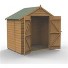 Forest 7' x 5' (Nominal) Apex Shiplap T&G Timber Shed with Base & Assembly (648FL)