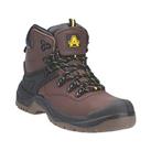 Amblers FS197 Safety Boots Brown Size 4 (657JV)