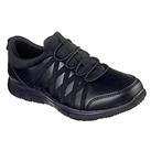 Skechers Ghenter Dagsby Metal Free Womens Slip-On Non Safety Shoes Black Size 5 (668PR)