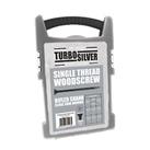 Turbo Silver PZ Double-Countersunk Woodscrews Grab Pack 1000 Pcs (67680)