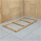 Forest 6' x 3' Timber Shed Base with Assembly (682RG)