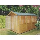 Shire Jersey 6' 6" x 13' (Nominal) Apex Shiplap T&G Timber Shed (68450)