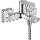 Hansgrohe Vernis Shape Wall-Mounted Bath and Shower Mixer with 2 Flow Rates Chrome (684VG)