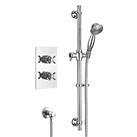 Bristan 1901 Rear-Fed Concealed Chrome Thermostatic Mixer Shower (691RH)