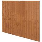 Forest Vertical Board Closeboard Garden Fencing Panel Golden Brown 6' x 5' Pack of 5 (696FL)
