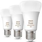 Philips Hue ES A60 RGB & White LED Smart Light Bulb 6.5W 806lm 3 Pack (697JA)
