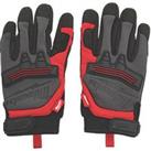 Milwaukee Demolition Gloves Black/Red Large (703GC)
