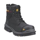 CAT Gravel Safety Boots Black Size 12 (708JV)
