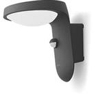 Philips Tyla Outdoor LED Wall Light With PIR Sensor Anthracite 9W 820lm (711JC)