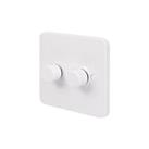 Schneider Electric Lisse 2-Gang 2-Way Dimmer Switch White (7414J)