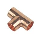Flomasta Copper End Feed Equal Tee 22mm (75602)