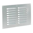 Map Vent Fixed Louvre Vent Silver 229mm x 152mm (75630)