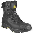 Amblers FS999 Hi Leg Composite Metal Free Safety Boots Black Size 3 (769KE)