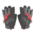 Milwaukee Fingerless Work Gloves Grey/Black Large (769PP)