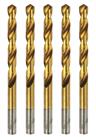 Erbauer Straight Shank Metal Drill Bits 8mm x 117mm 5 Pack (77161)