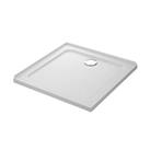 Mira Flight Safe Square Shower Tray with Upstands White 800mm x 800mm x 40mm (7776X)