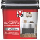 V33 Radiator & Household Appliance Paint Carbon Metallic 750ml (782FW)