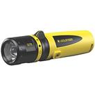 LEDlenser EX7R Rechargeable LED ATEX Hand Torch Yellow 220lm (785PP)