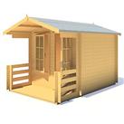 Shire Maulden 7' x 9' 6" (Nominal) Apex Timber Log Cabin (794TJ)