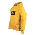 CAT Trademark Hooded Sweatshirt Yellow / Black Small 36-38" Chest (798VF)