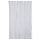 Croydex Textile Shower Curtain White 1800mm x 1800mm (808GY)