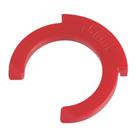 Flomasta Plastic Collet Clips Red 15mm 10 Pack (811HY)