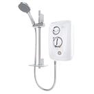 Triton T80 Easi-Fit+ White / Chrome 8.5kW Thermostatic Electric Shower (8178V)
