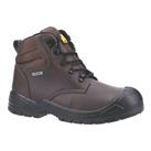 Amblers 241 Safety Boots Brown Size 9 (818TT)