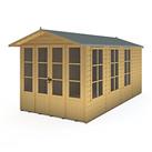 Shire Lambeth 6' 6" x 13' (Nominal) Apex Timber Summerhouse (830TJ)