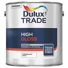 Dulux Trade High Gloss Pure Brilliant White Trim Paint 2.5Ltr (83378)