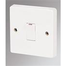 Crabtree Capital 20A 1-Gang DP Control Switch White (85073)