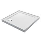 Mira Flight Low Corner Waste Square Shower Tray with 4 Upstands White 800mm x 800mm x 40mm (852RX)