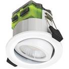 Luceco FType Mk 2 Adjustable Cylinder Fire Rated LED Downlight Dim to Warm & CCT White 4-6W 675/