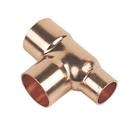Flomasta Copper End Feed Reducing Tee 22mm x 15mm x 22mm (85882)