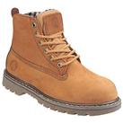 Amblers 103 Womens Safety Boots Brown Size 8 (8592T)