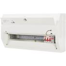 Contactum Defender 1.0 22-Module 18-Way Part-Populated Main Switch Consumer Unit with SPD (859HA)
