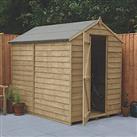 Forest 5' x 7' (Nominal) Apex Overlap Timber Shed with Base (865JR)