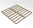 Forest 9' 6" x 10' Timber Shed Base with Assembly (866RG)