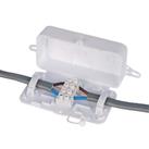 Debox 24A In-line Junction Box 50 x 102 x 28.5mm White (8692H)