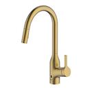 Clearwater Amelio AML10BB Battery-Powered Sensor Tap with Twin Spray Pull-Out Brushed Brass PVD (884