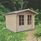 Shire Bucknells 10' x 8' (Nominal) Apex Timber Log Cabin (8895X)