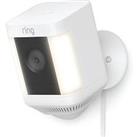 Ring Spotlight Cam Plus White Wireless 1080p Outdoor Smart Camera with Spotlight with PIR Sensor (889HE)